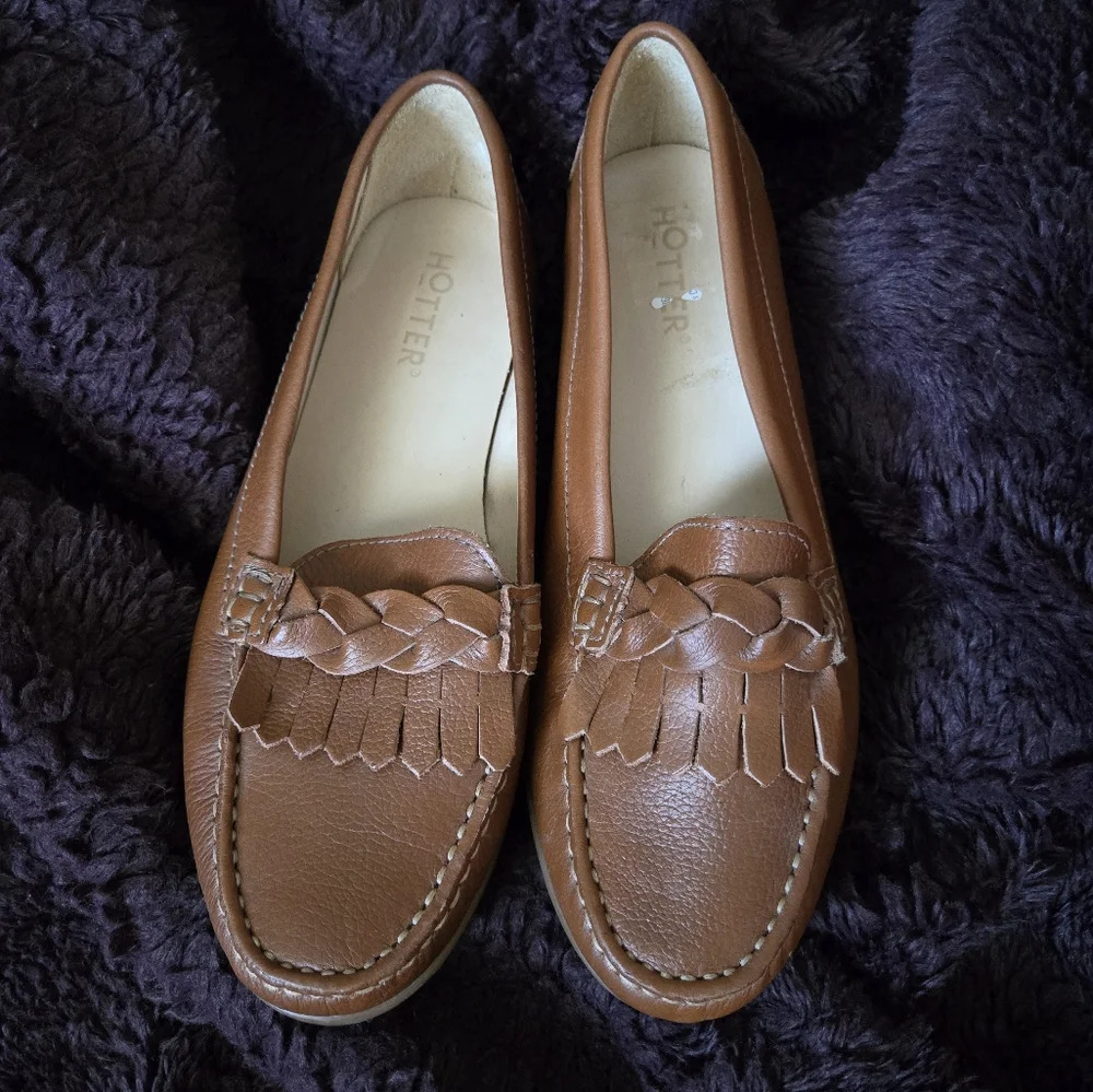 Hotter | Tan Sailor Loafers Sz 8.5